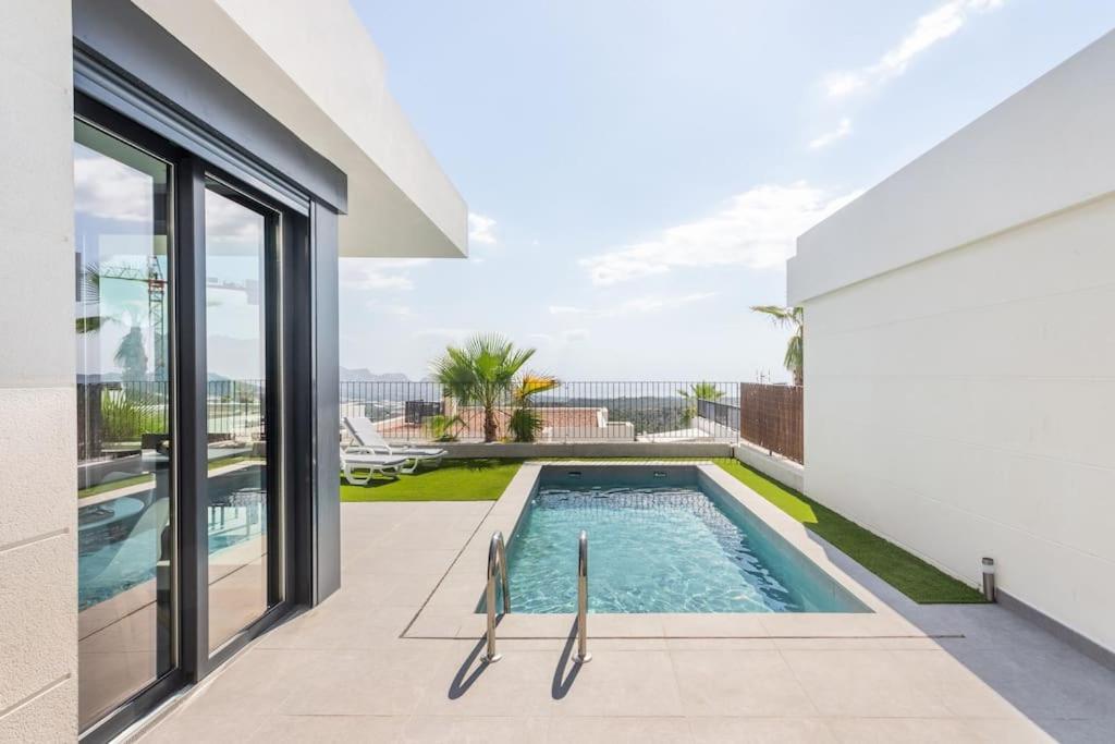 Casa Con Piscina Privada Polop Villa Kültér fotó