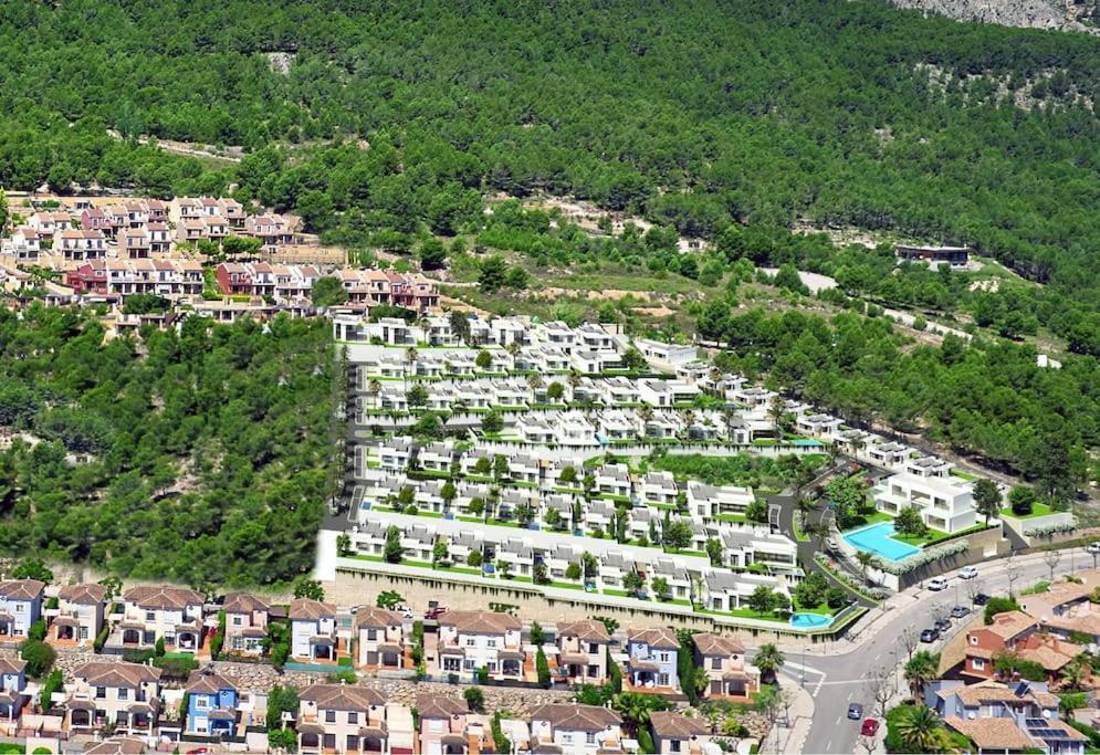 Casa Con Piscina Privada Polop Villa Kültér fotó