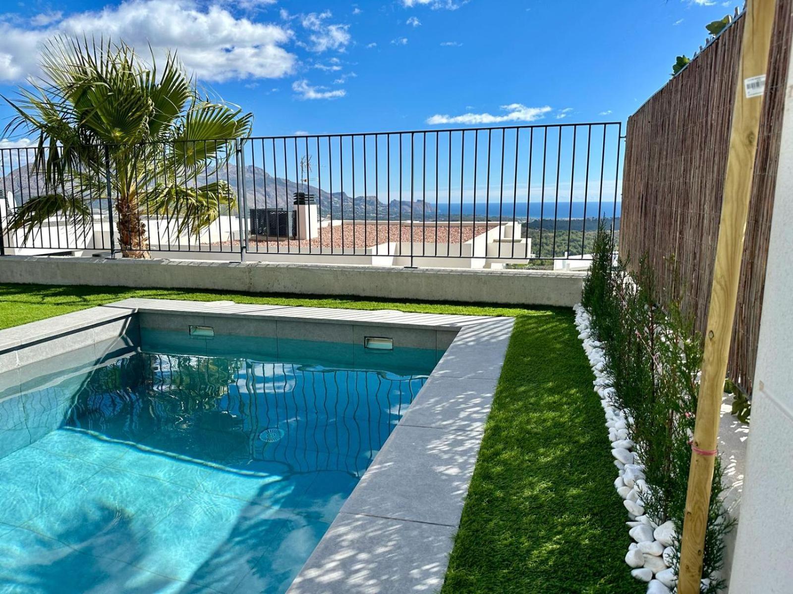 Casa Con Piscina Privada Polop Villa Kültér fotó