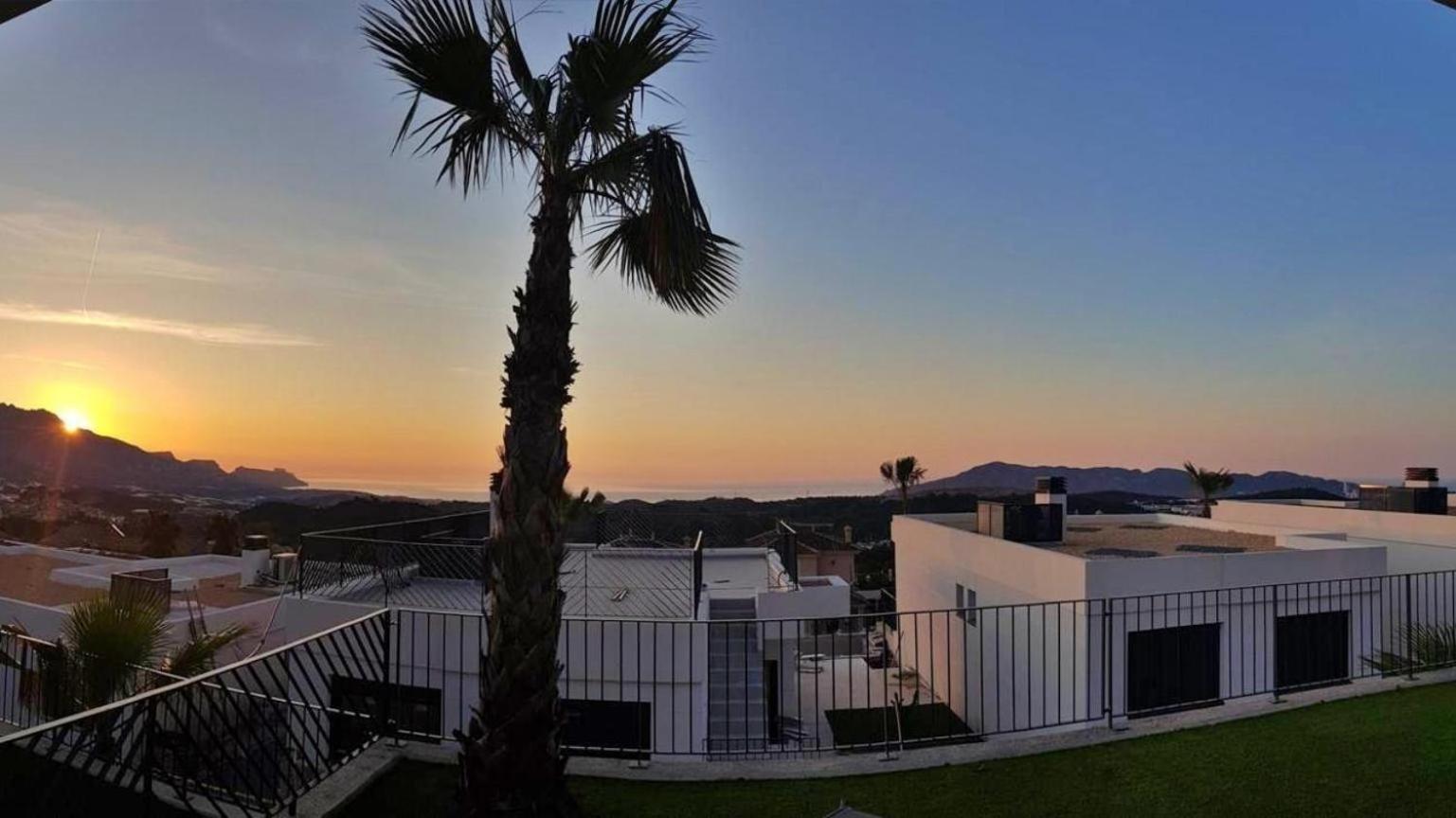 Casa Con Piscina Privada Polop Villa Kültér fotó